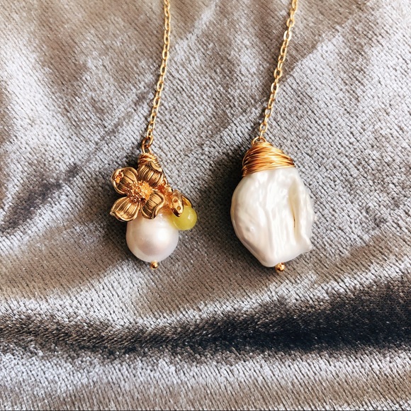 🔥Hot sale🔥Baroque pearl long drop earrings - Picture 5 of 5